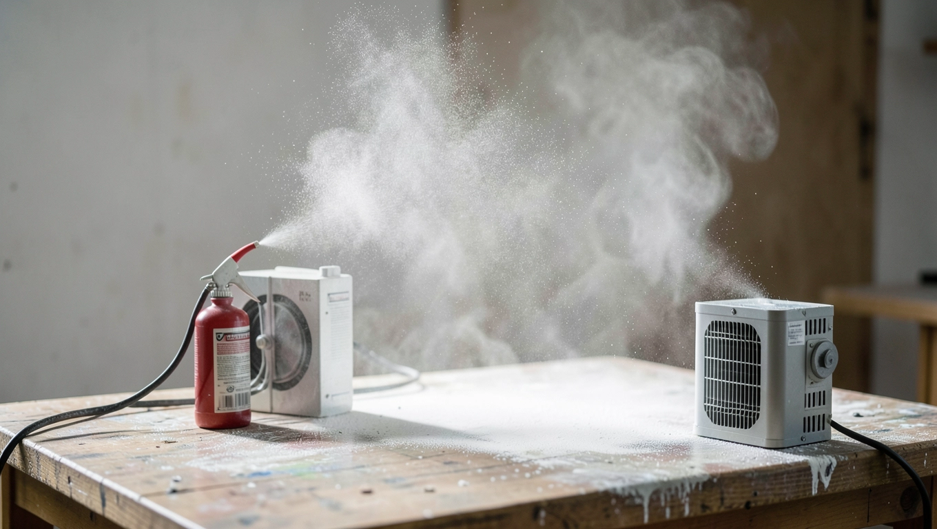 Bezpieczeństwo w malowaniu natryskowym mebli