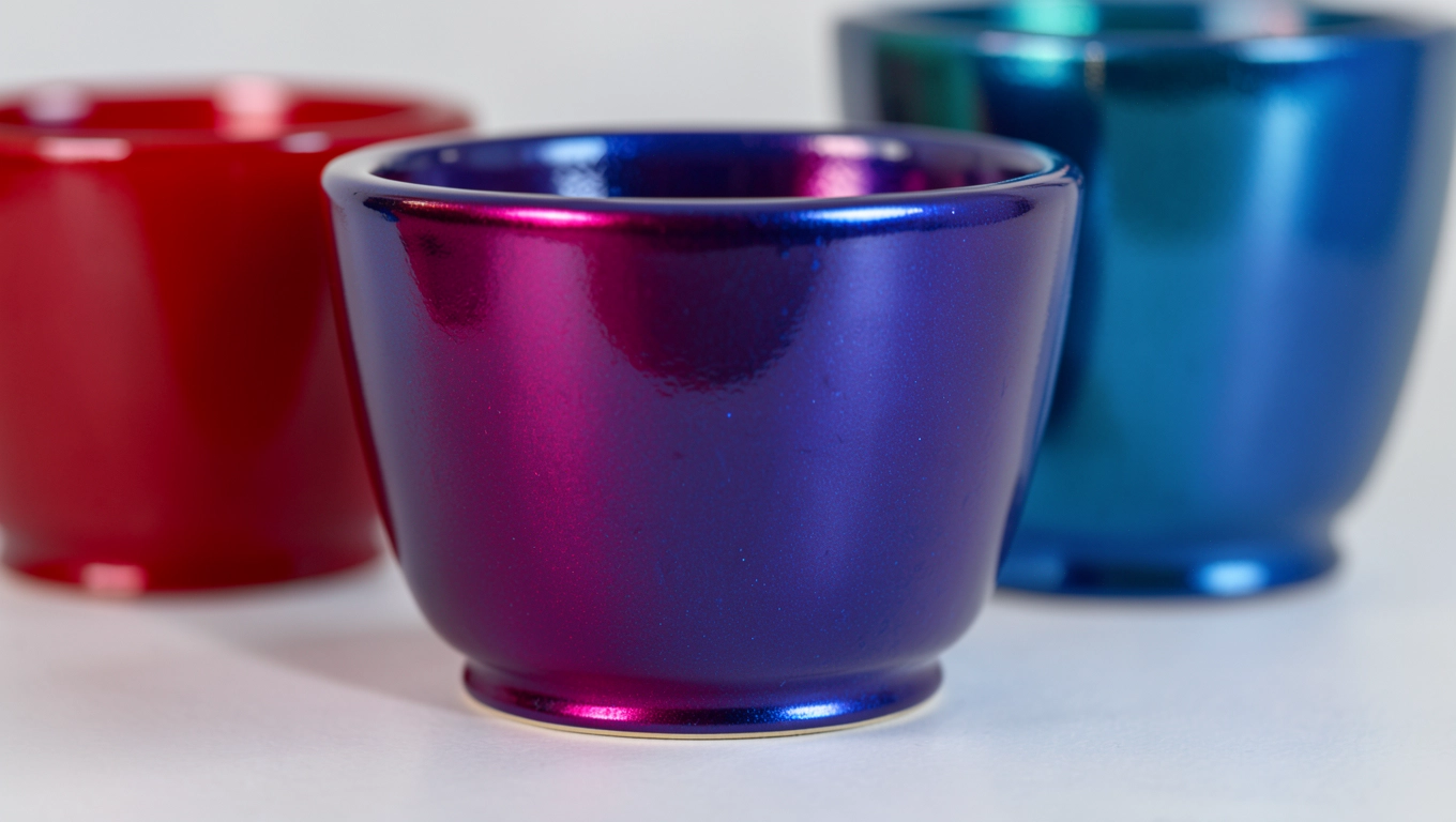 Ceramika i szkło malowane proszkowo