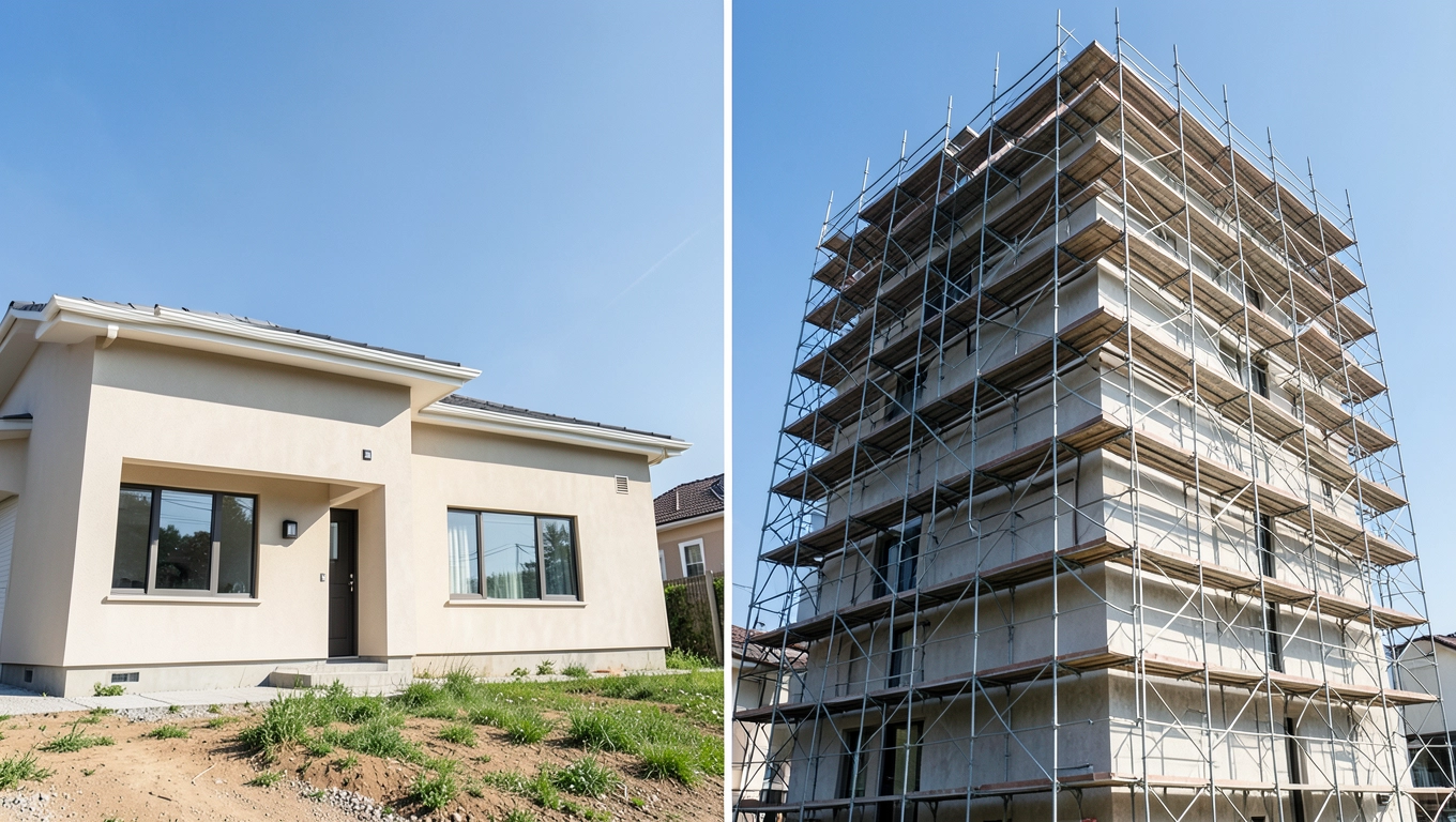 Co wpływa na cenę m² malowania elewacji