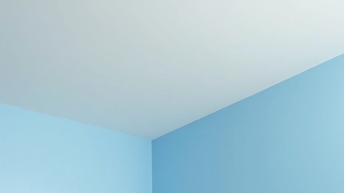 czy malować ściany do samego sufitu