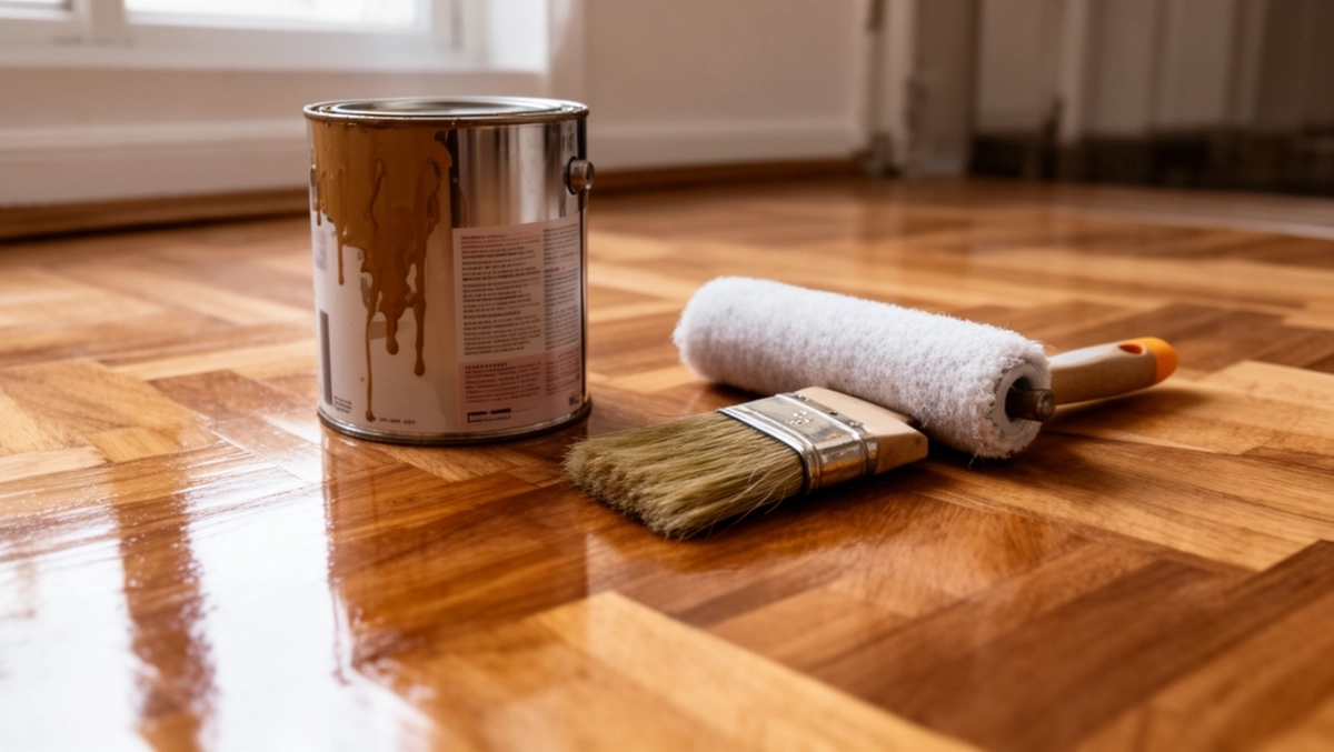 Czym malować parkiet pędzlem czy wałkiem