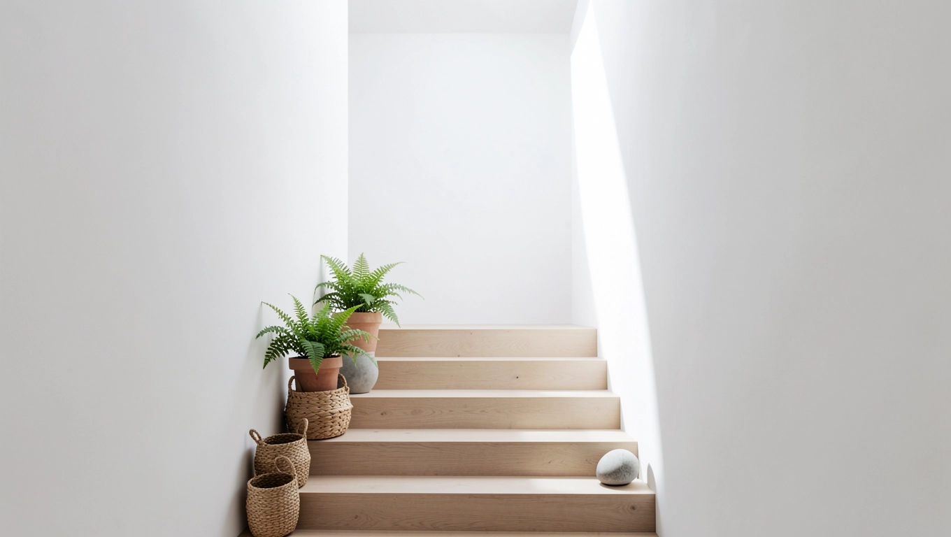 Dekoracje w klatce schodowej skandynawskiej