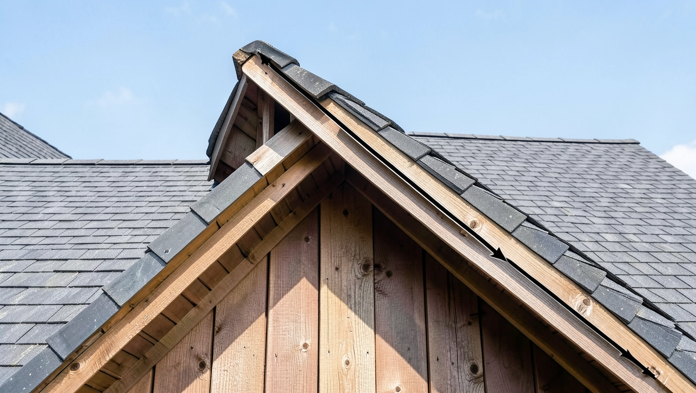 Długość kalenicy i szerokość rzutu połaci