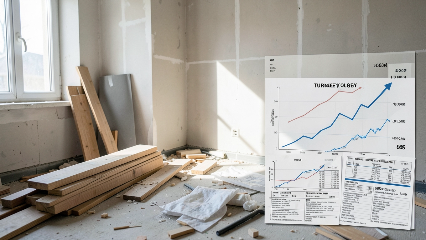 Dodatkowe koszty przy wykończeniu mieszkania pod klucz w Łodzi