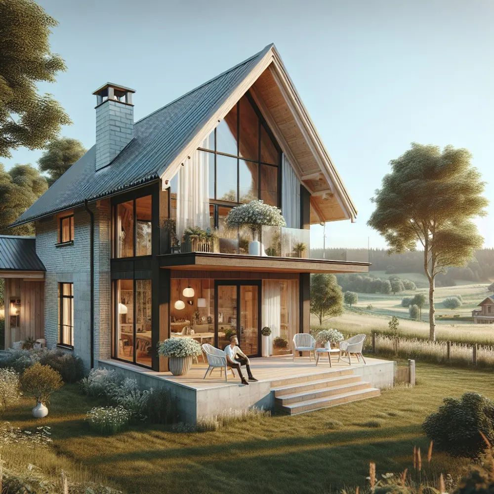 Dom W Stylu Modern Farmhouse