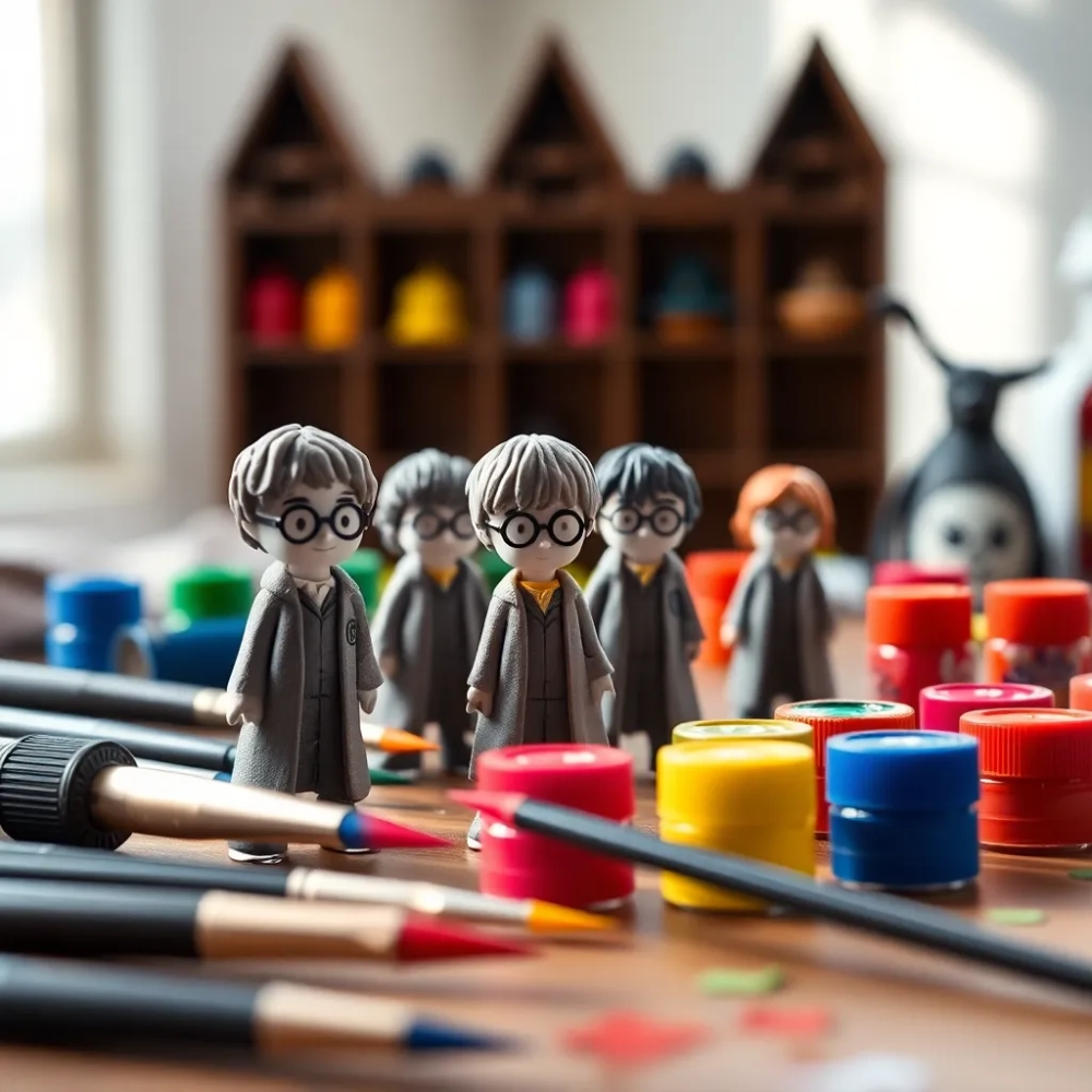 Figurki gipsowe do Malowania Harry Potter