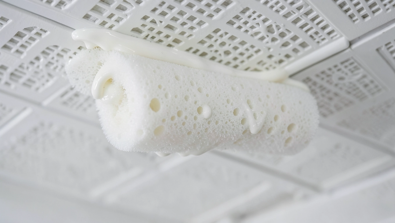 Gąbkowy wałek na kasetony - zalety