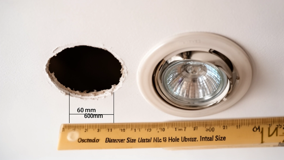 halogeny sufitowe jaki otwór