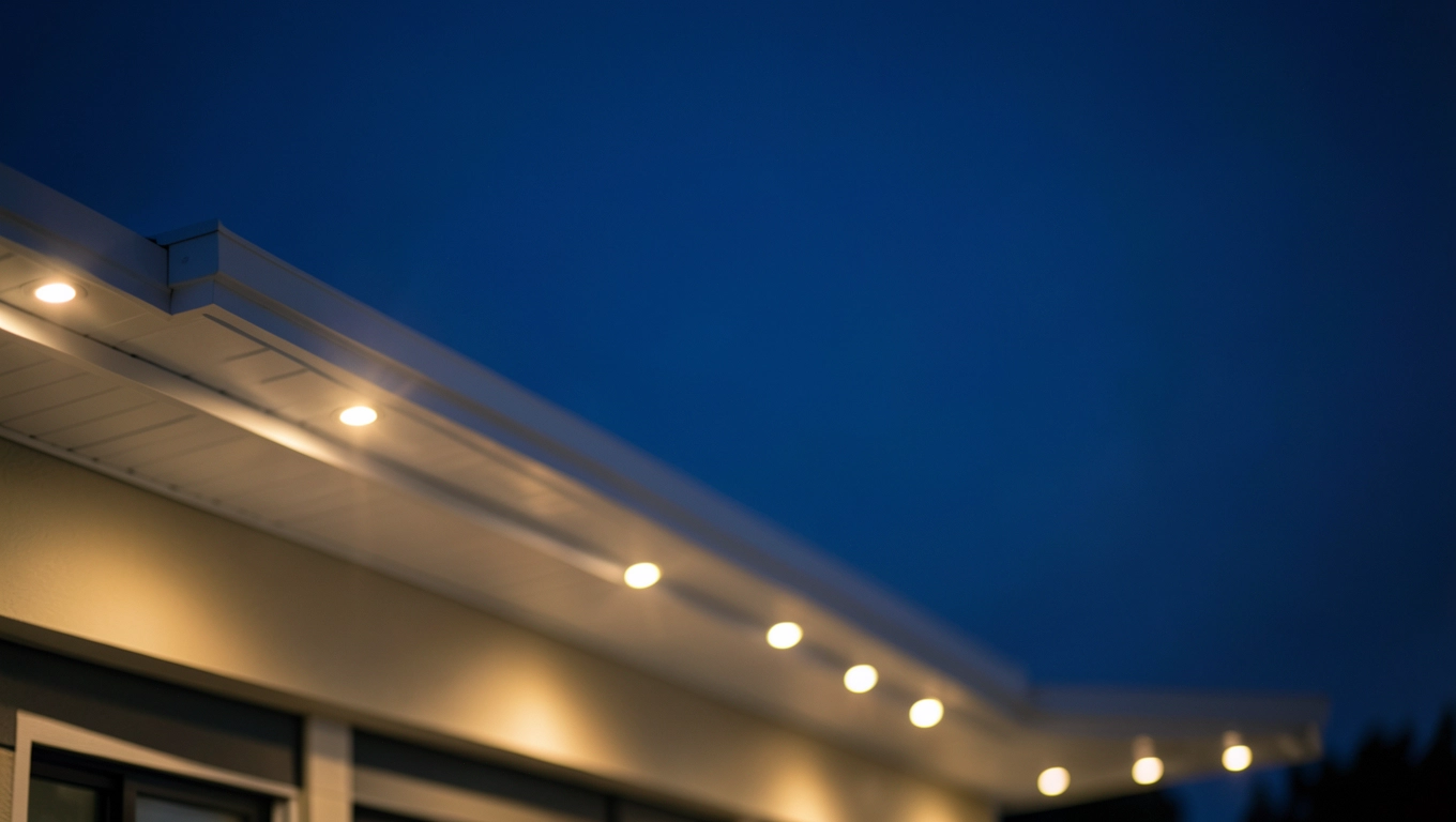 halogeny w podbitce dachowej