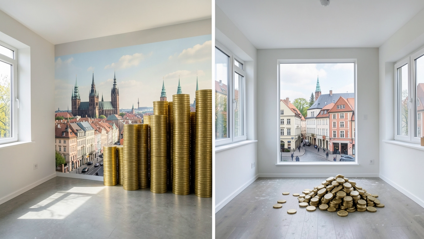 Ile kosztuje malowanie pokoju w dużych i małych miastach