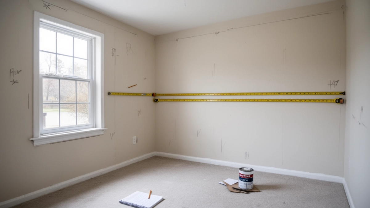 jak obliczyć powierzchnię pokoju do malowania