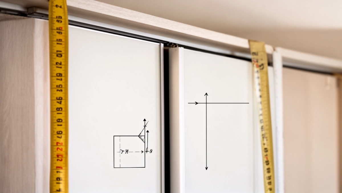 Jak obliczyć wysokość drzwi do szafy przesuwnej