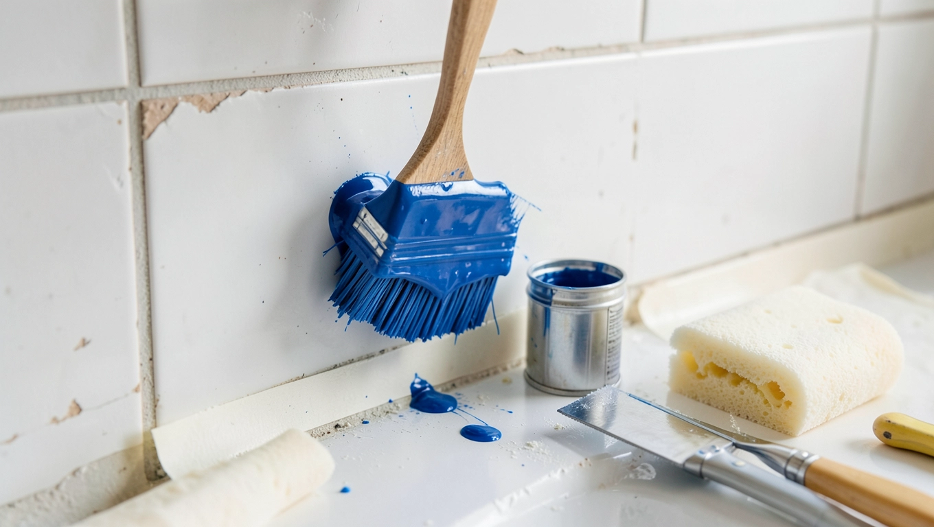 jak pomalować kafelki łazienkowe