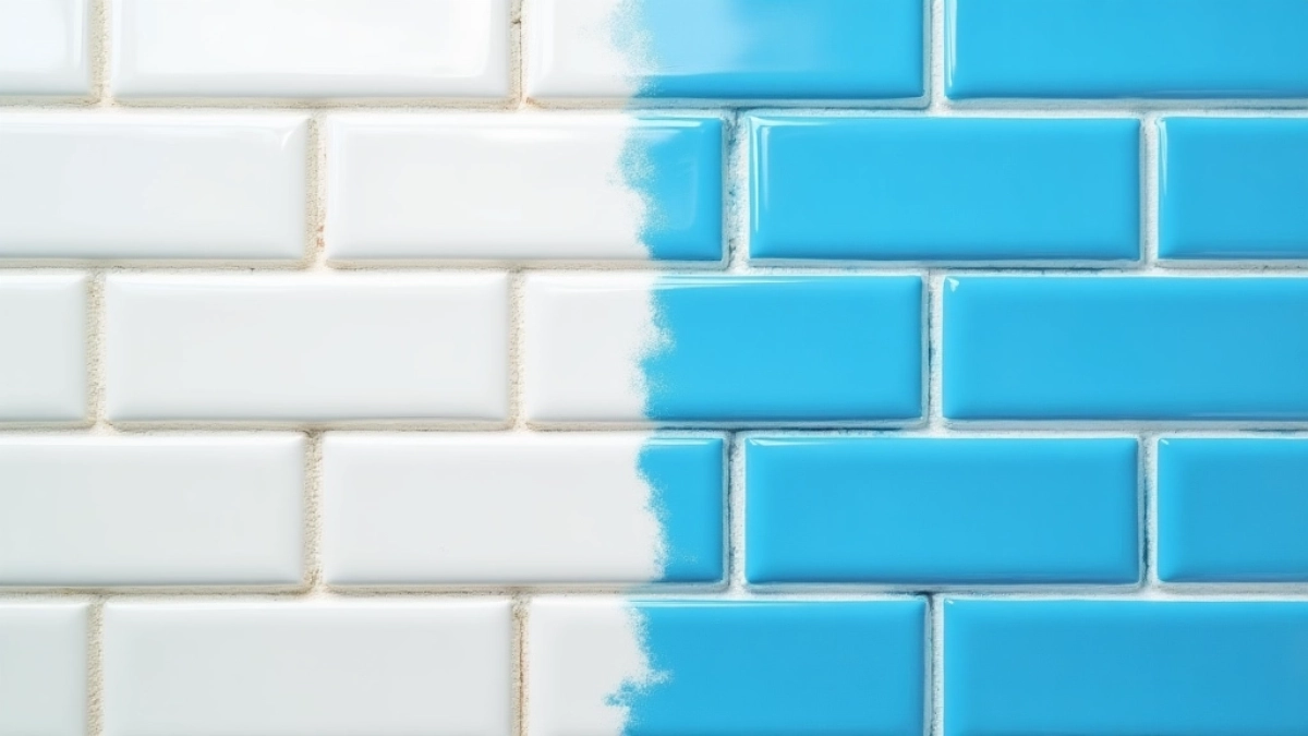 jak pomalować płytki w kuchni