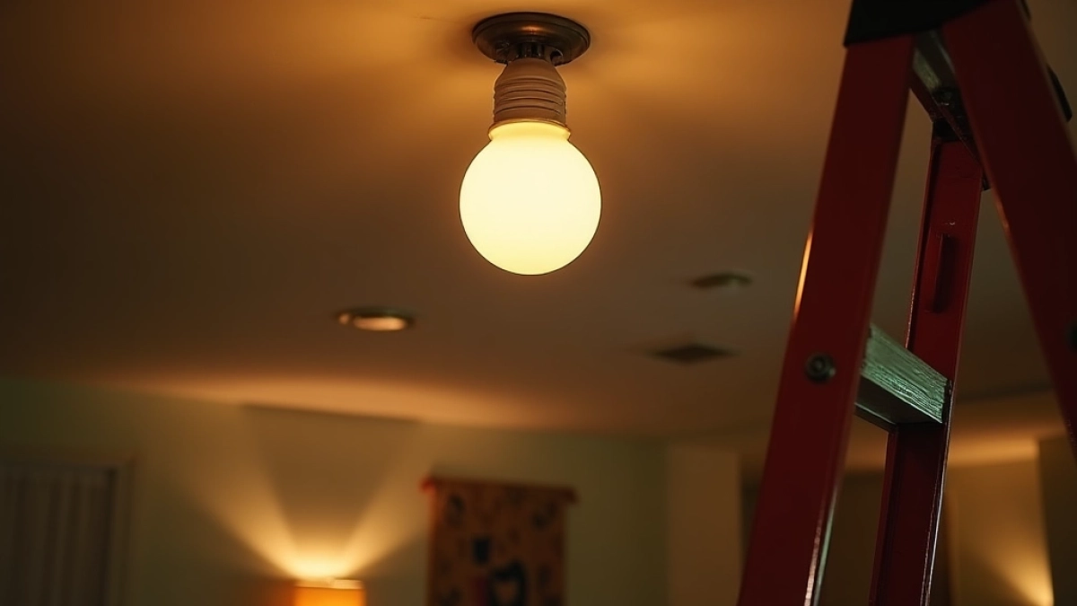 Jak wymienić żarówkę w halogenie sufitowym