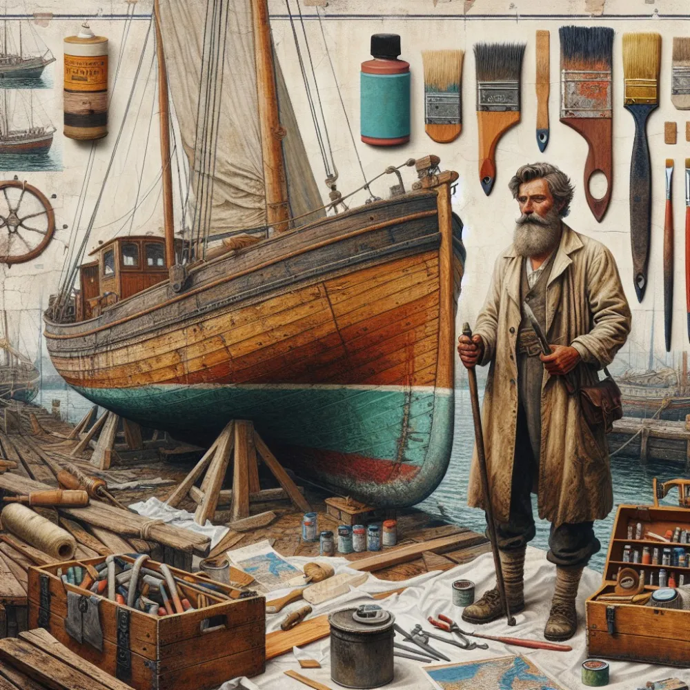 jak wyremontować łódkę