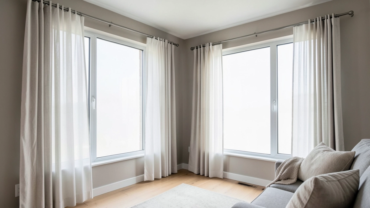 karnisze na okno narożne