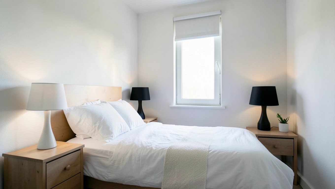 Kolory lamp skandynawskich: biel i czerń