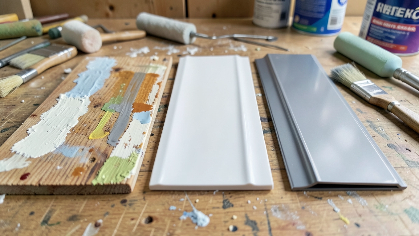 Koszt malowania podbitki drewnianej, PCV czy metalowej