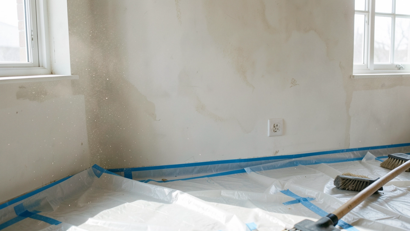 Kroki odpylania przed gruntem