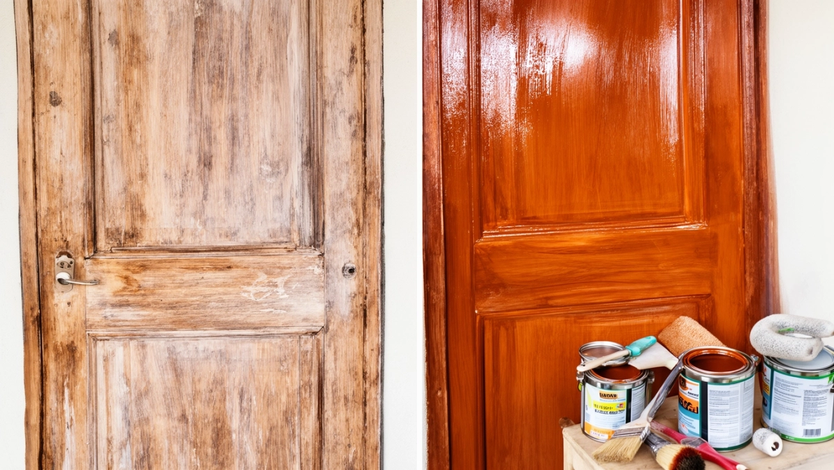 malowanie drzwi drewnianych cena