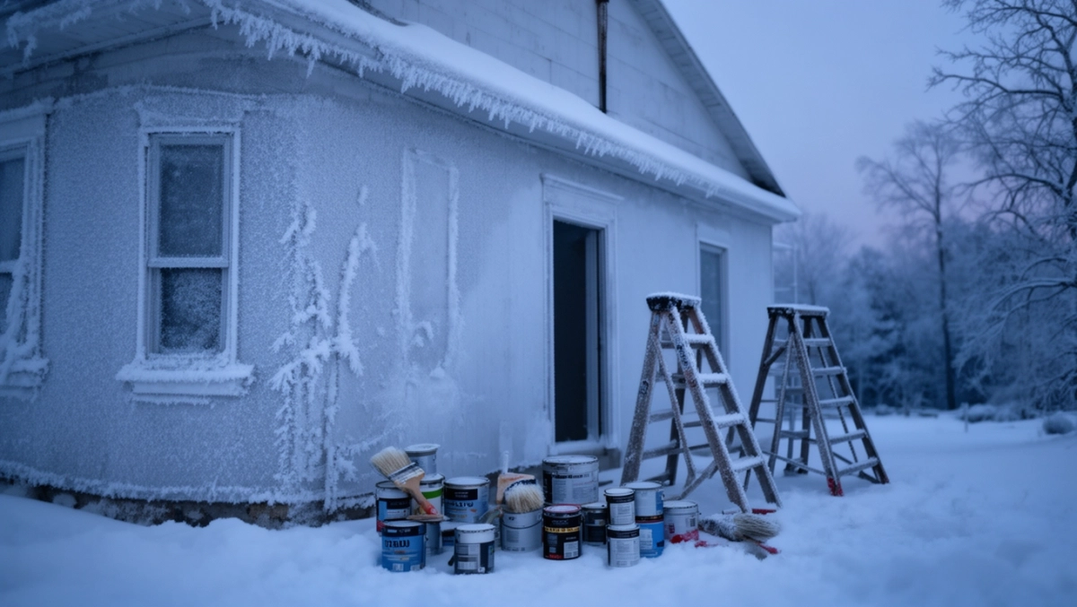 Malowanie elewacji zimą