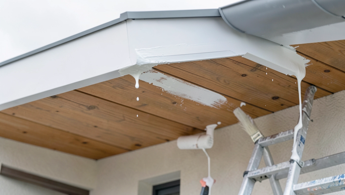 Malowanie podbitki - tylko robocizna