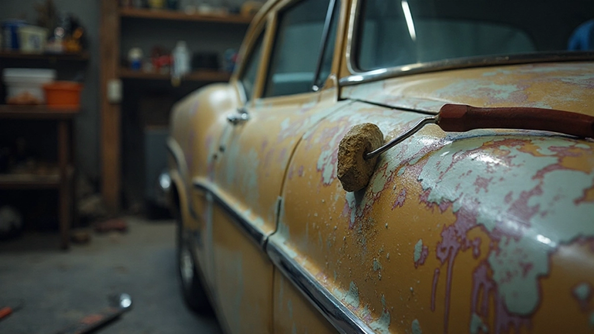 malowanie samochodu wałkiem