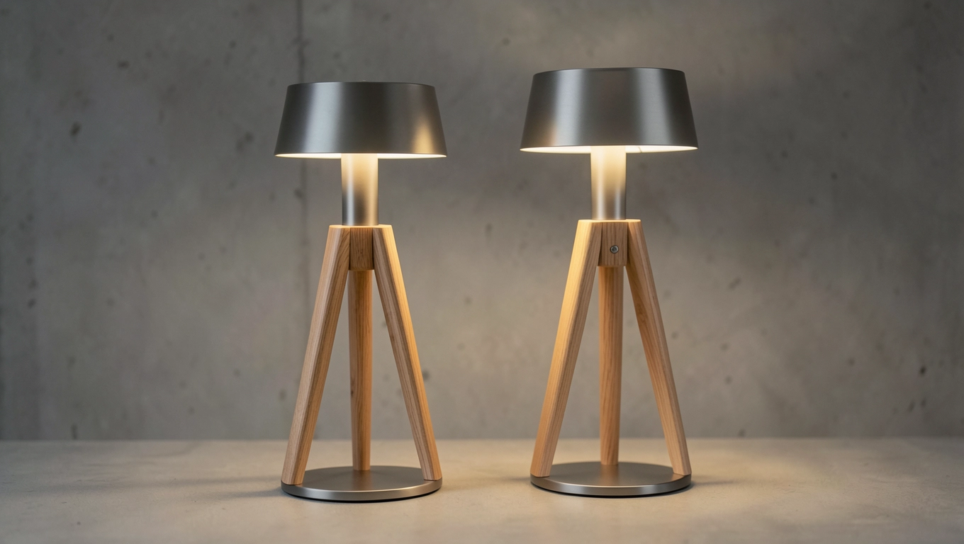 Materiały w lampach stojących hygge