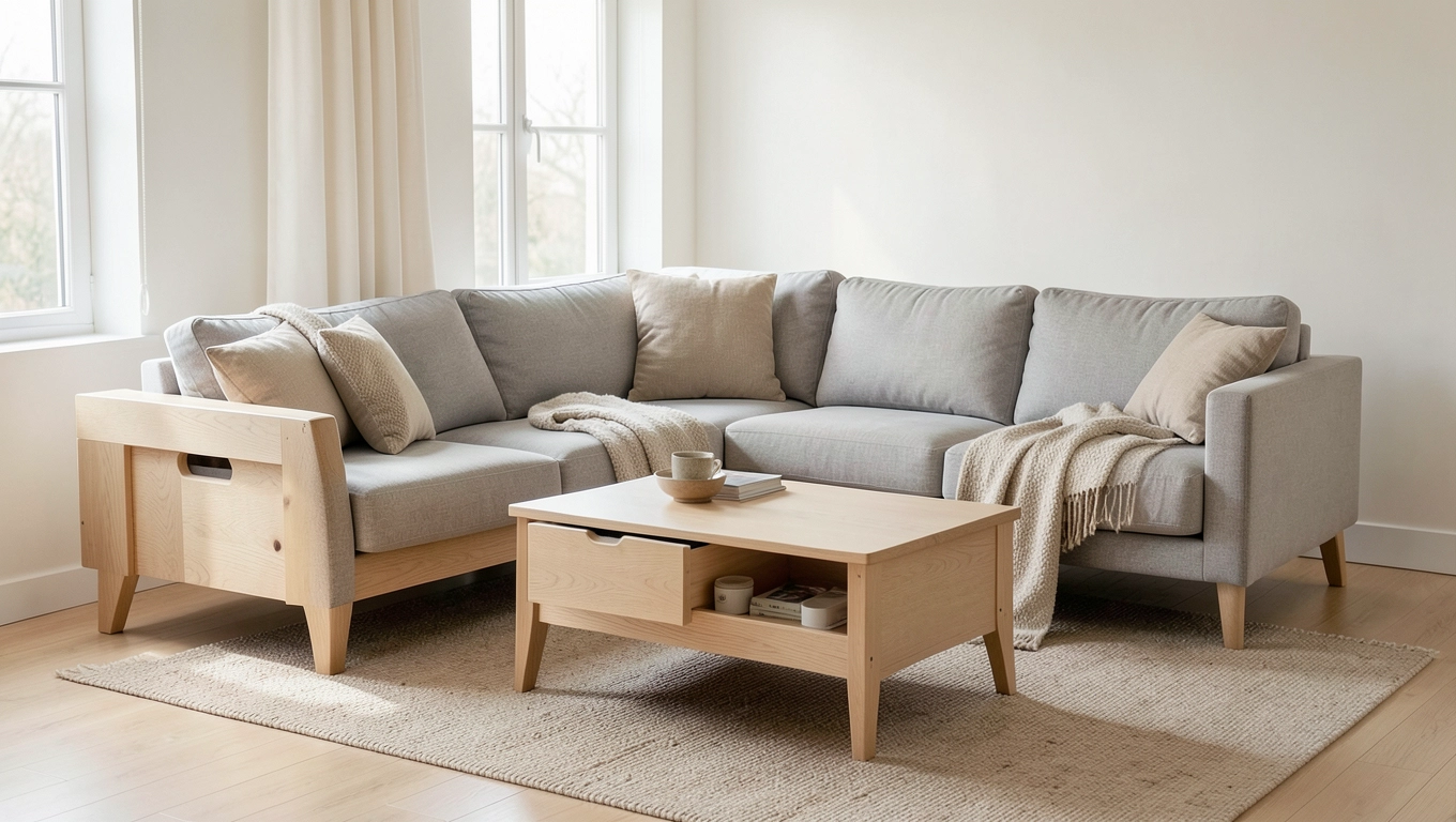 Meble w stylu skandynawskim do wnętrz