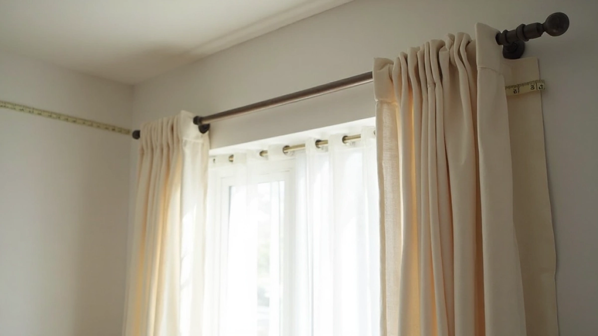 Montaż karniszy odległości