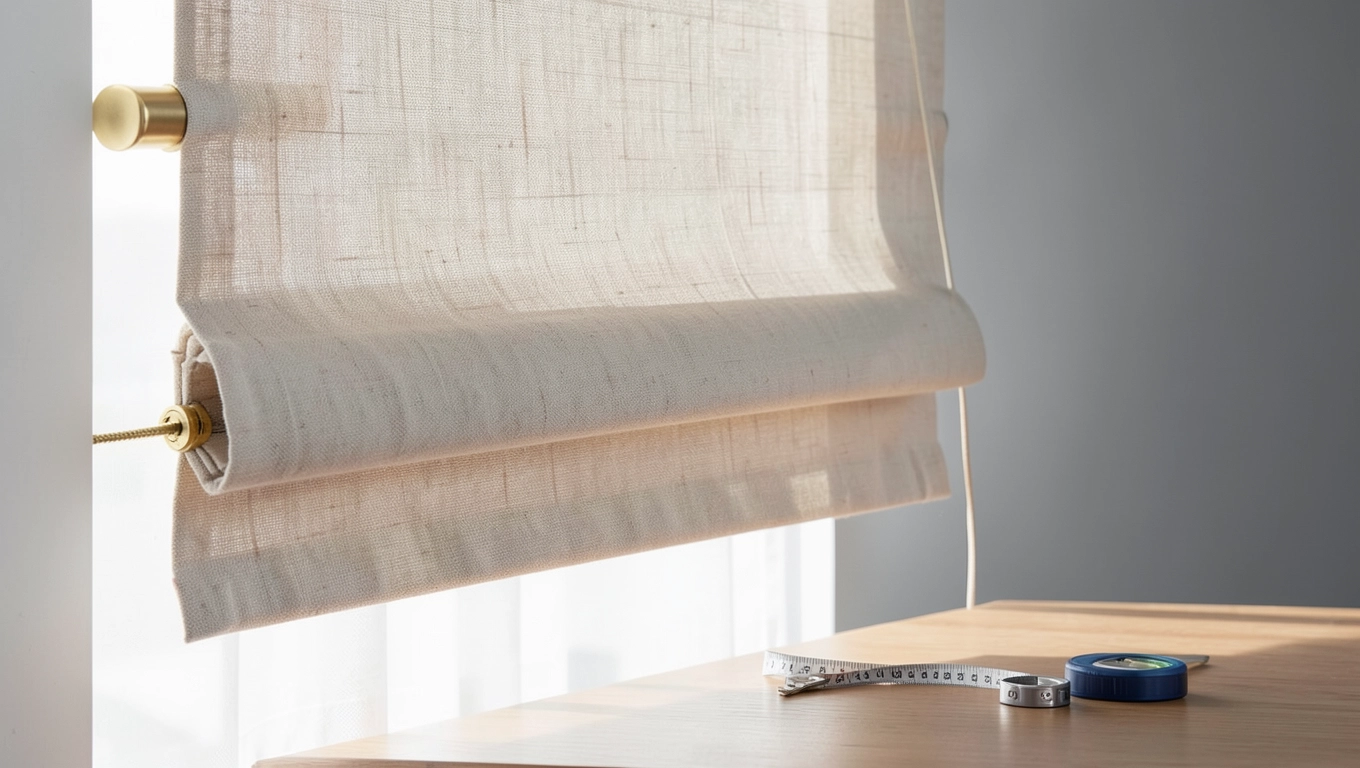 Montowanie rolety rzymskiej krok po kroku