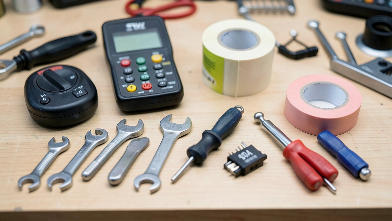 Niezbędne narzędzia i komponenty do instalacji