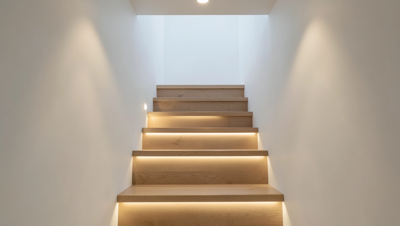 Oświetlenie klatki schodowej styl skandynawski