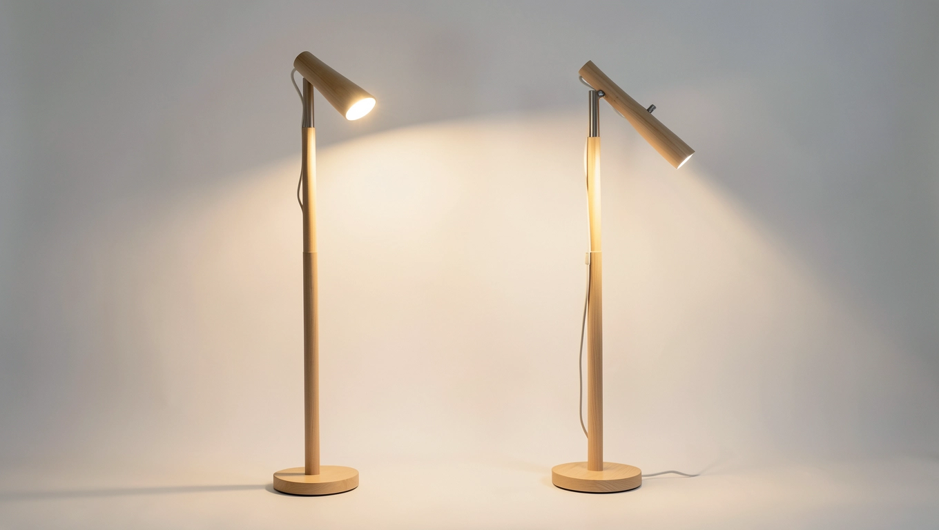 Oświetlenie lamp stojących skandynawskich