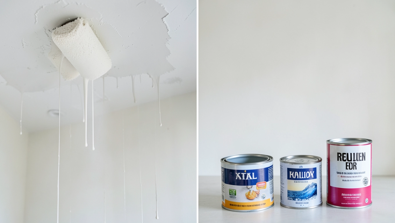 Oszczędność farby przy natrysku ścian i sufitów