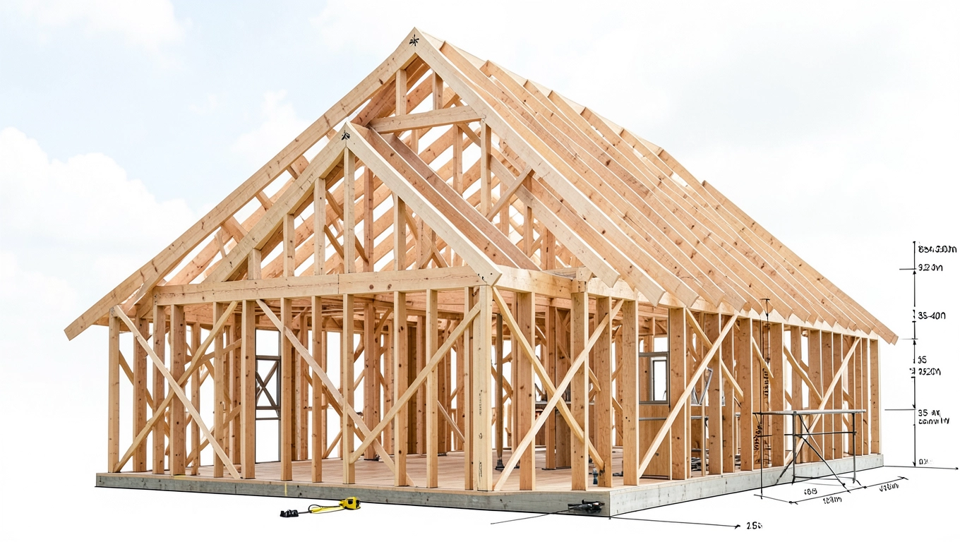 Planowanie budowy dachu dwuspadowego