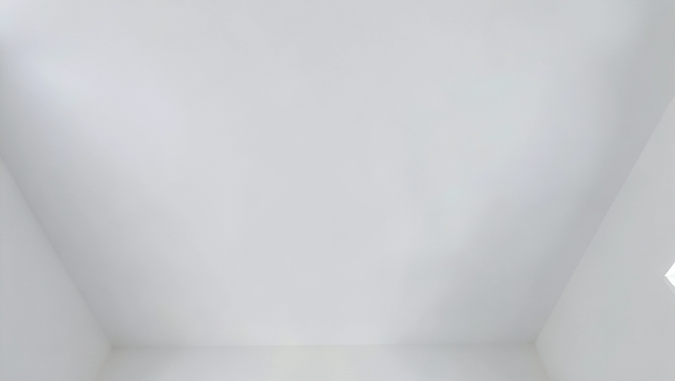 Poprawka sufitu wałkiem bez smug