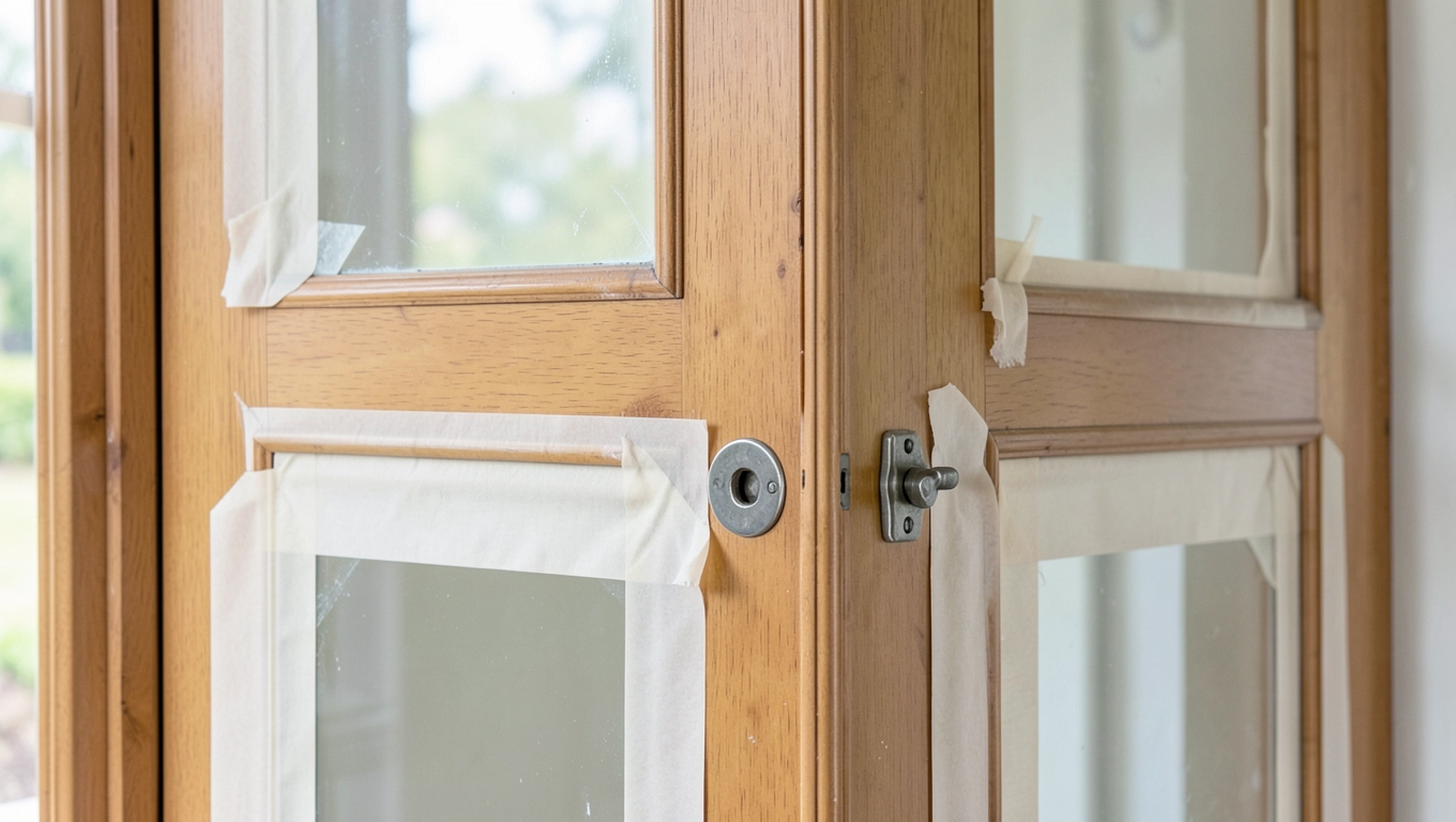 przygotowanie drzwi drewnianych do farby