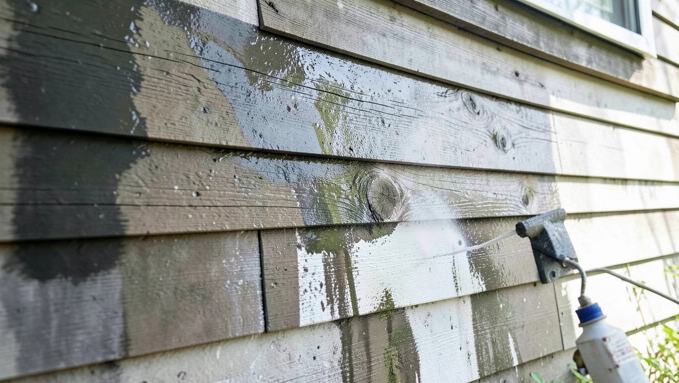 Przygotowanie elewacji do malowania pistoletem