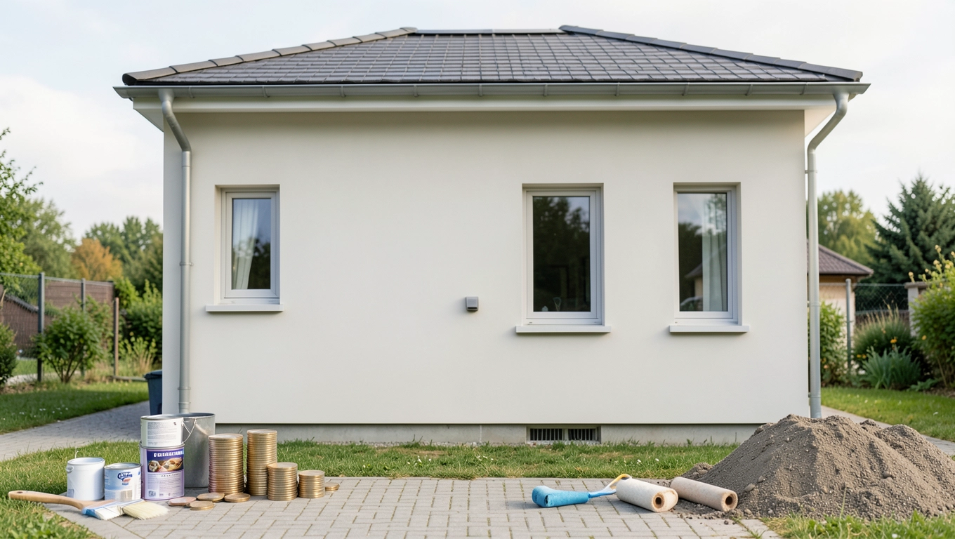 Przykładowe ceny malowania elewacji z materiałem