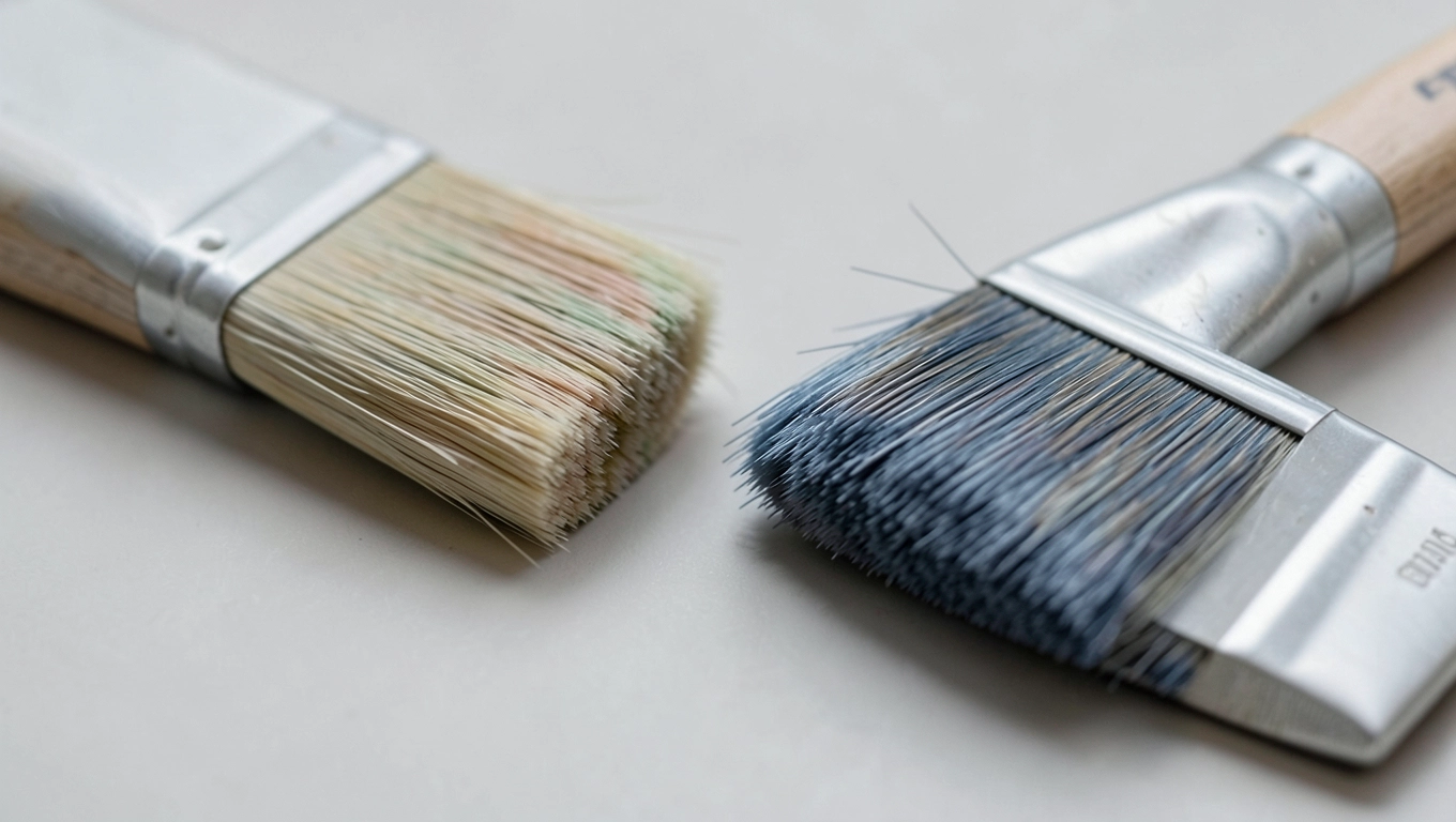 Rodzaje pędzli do malowania rogów