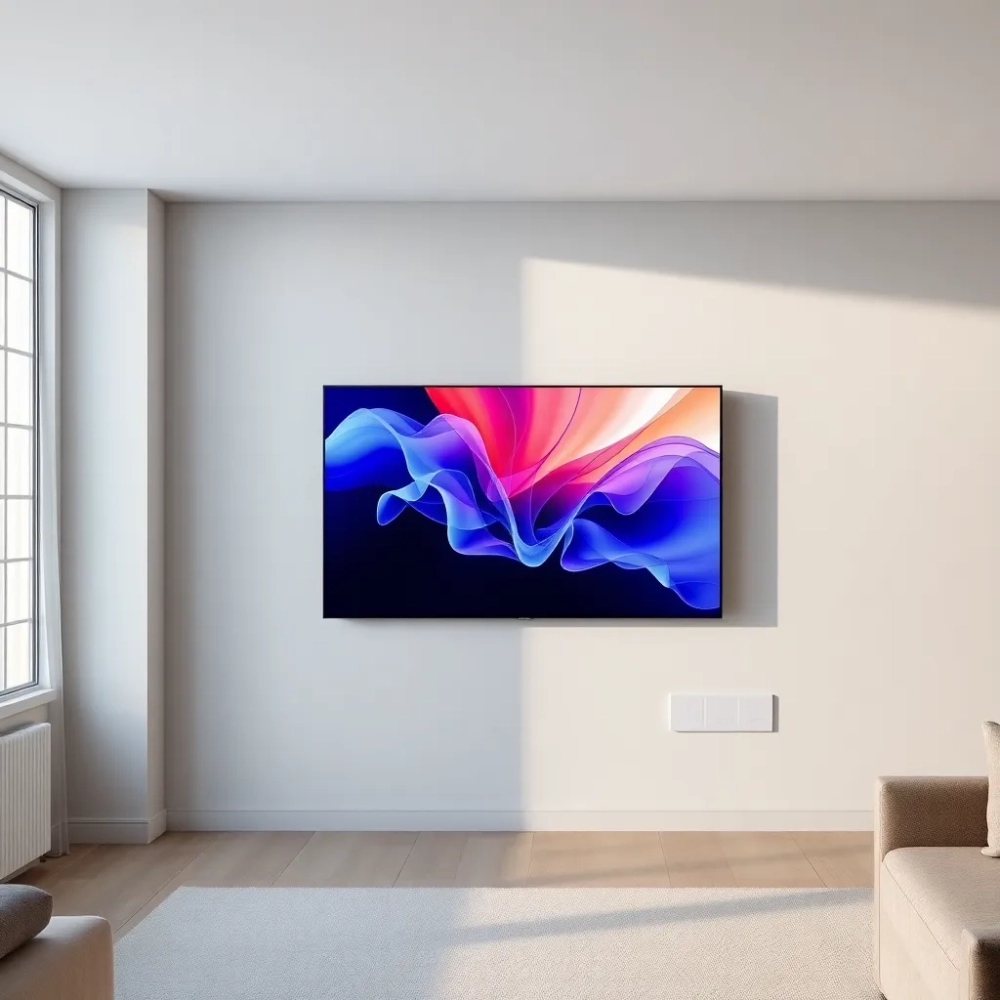 Samsung OLED montaż na ścianie