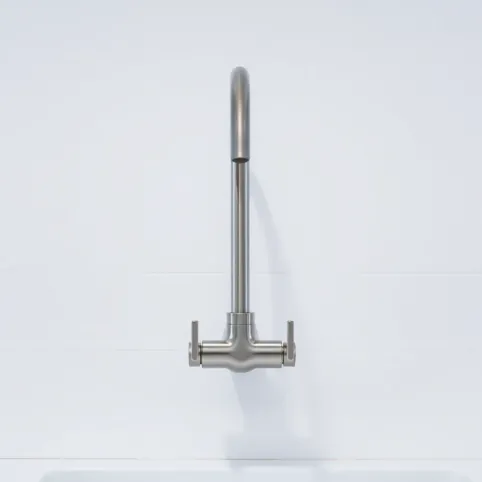 Bateria kuchenna ścienna z długą wylewka