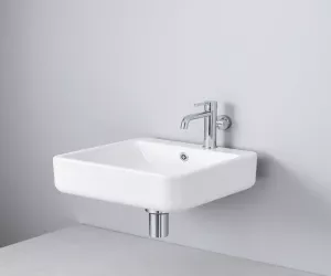 Bateria ścienna do małej umywalki