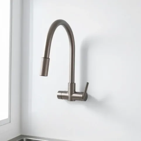 Bateria ścienna z wyciąganą wylewką