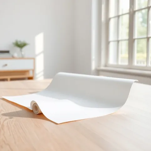 Biała tapeta do malowania