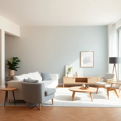 Biało szare meble jaki kolor ścian