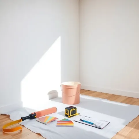 Cena za malowanie ścian