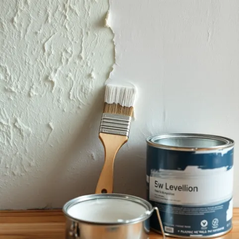 chropowate ściany  jak malować